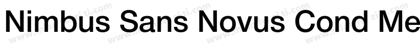 Nimbus Sans Novus Cond Medium字体转换